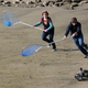 Illustration for article titled Human People Chasing Robot Ducks With Silly Nets